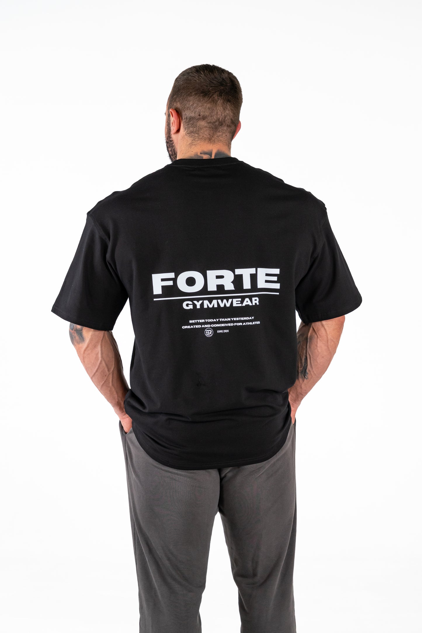 Premium oversized T-shirt - Black