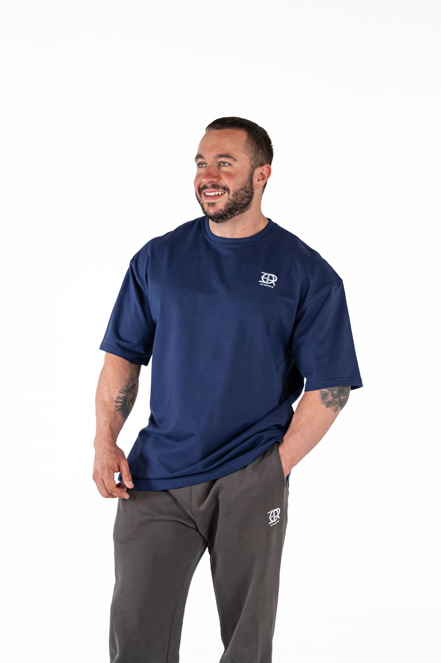 Premium oversized T-shirt - Blue