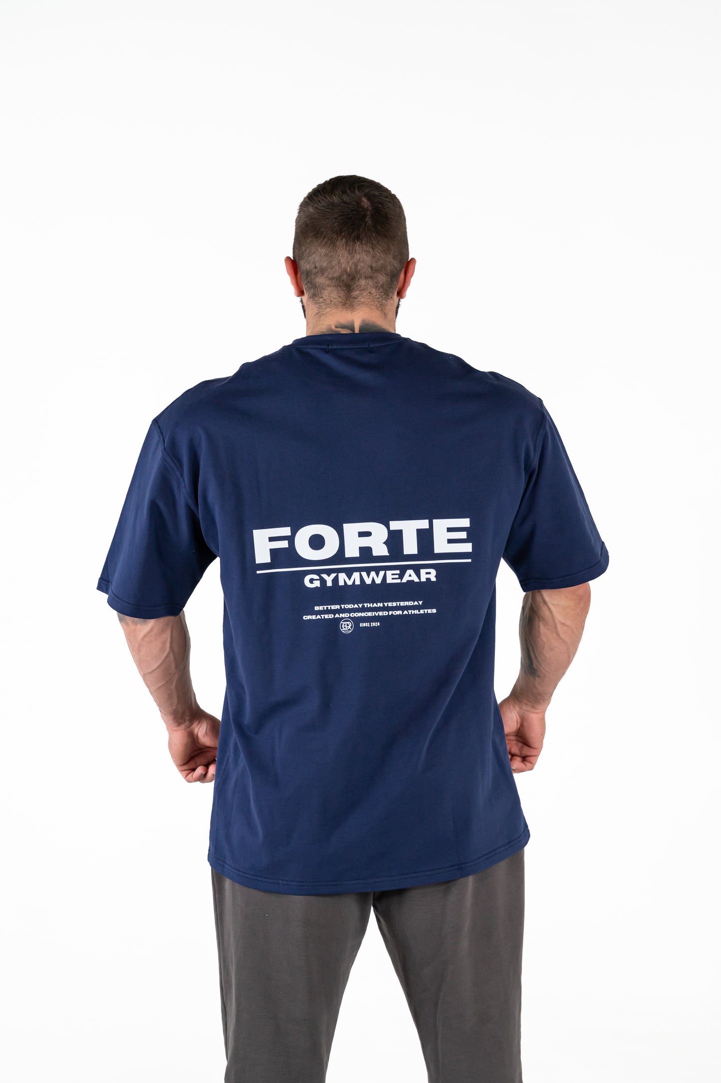 Premium oversized T-shirt - Blue