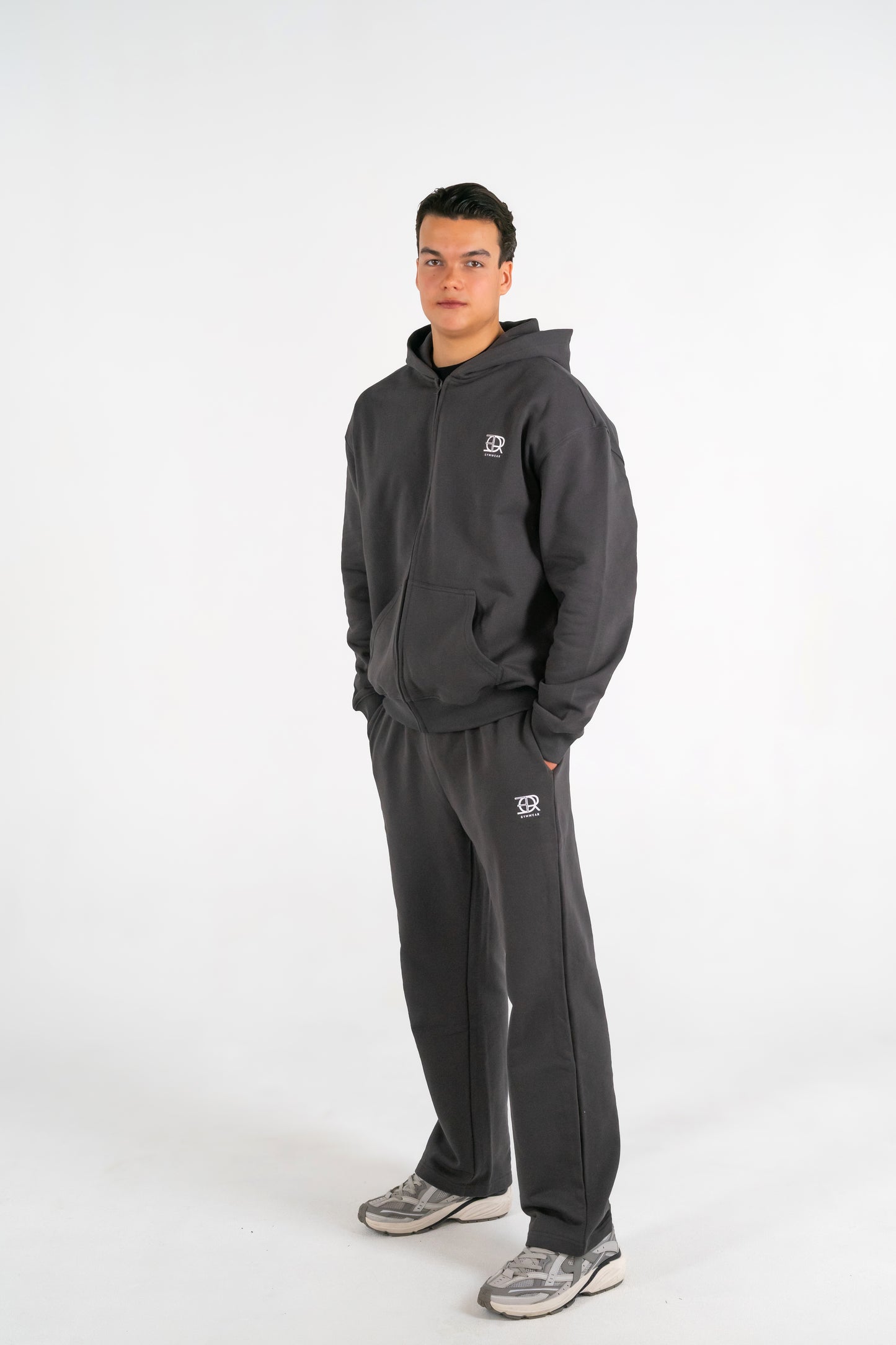 Forte Gymwear Heren Straight Leg Jogger Grijs