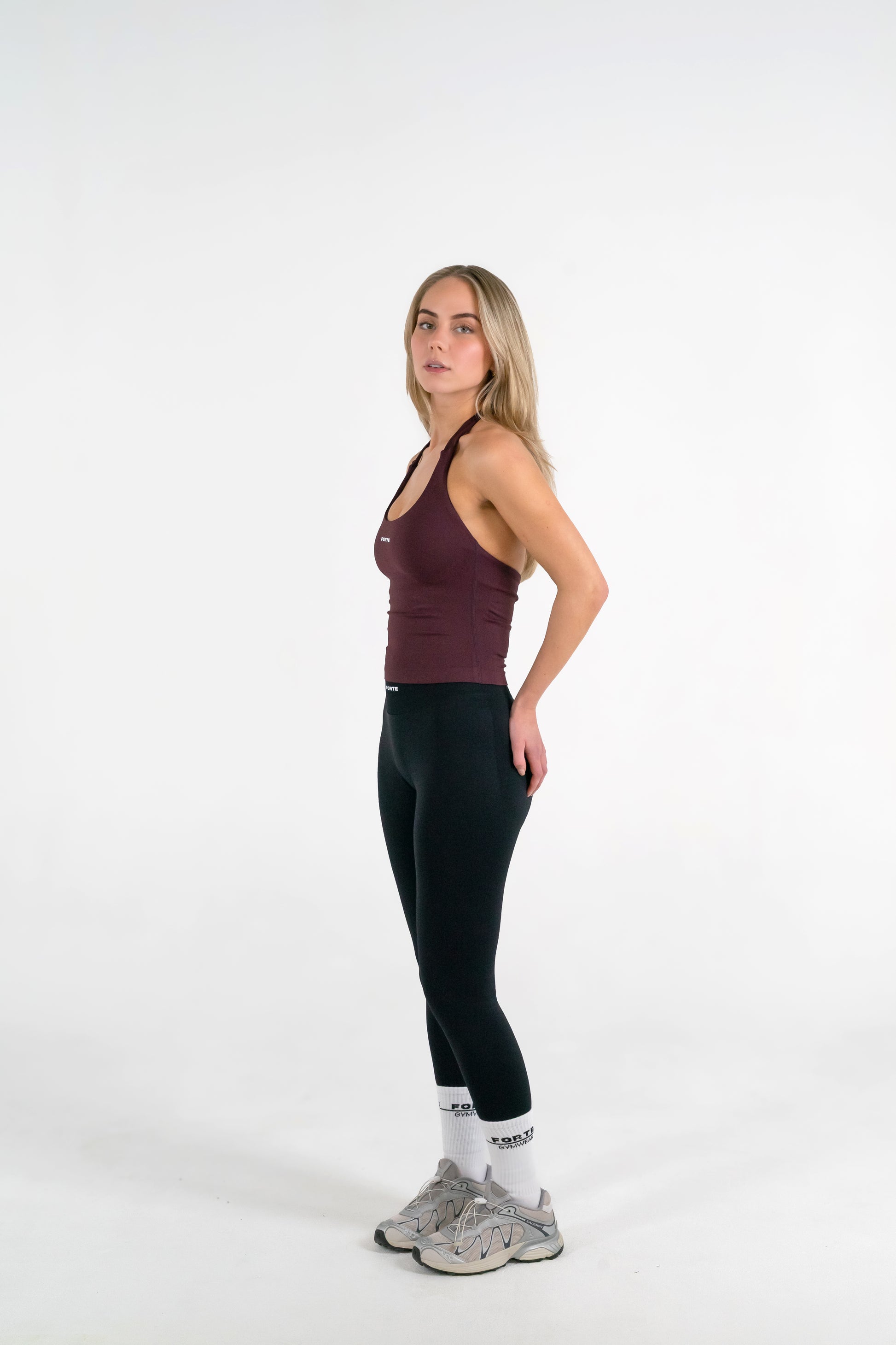 Forte Gymwear Dames Sporttop Bordeaux - Gym