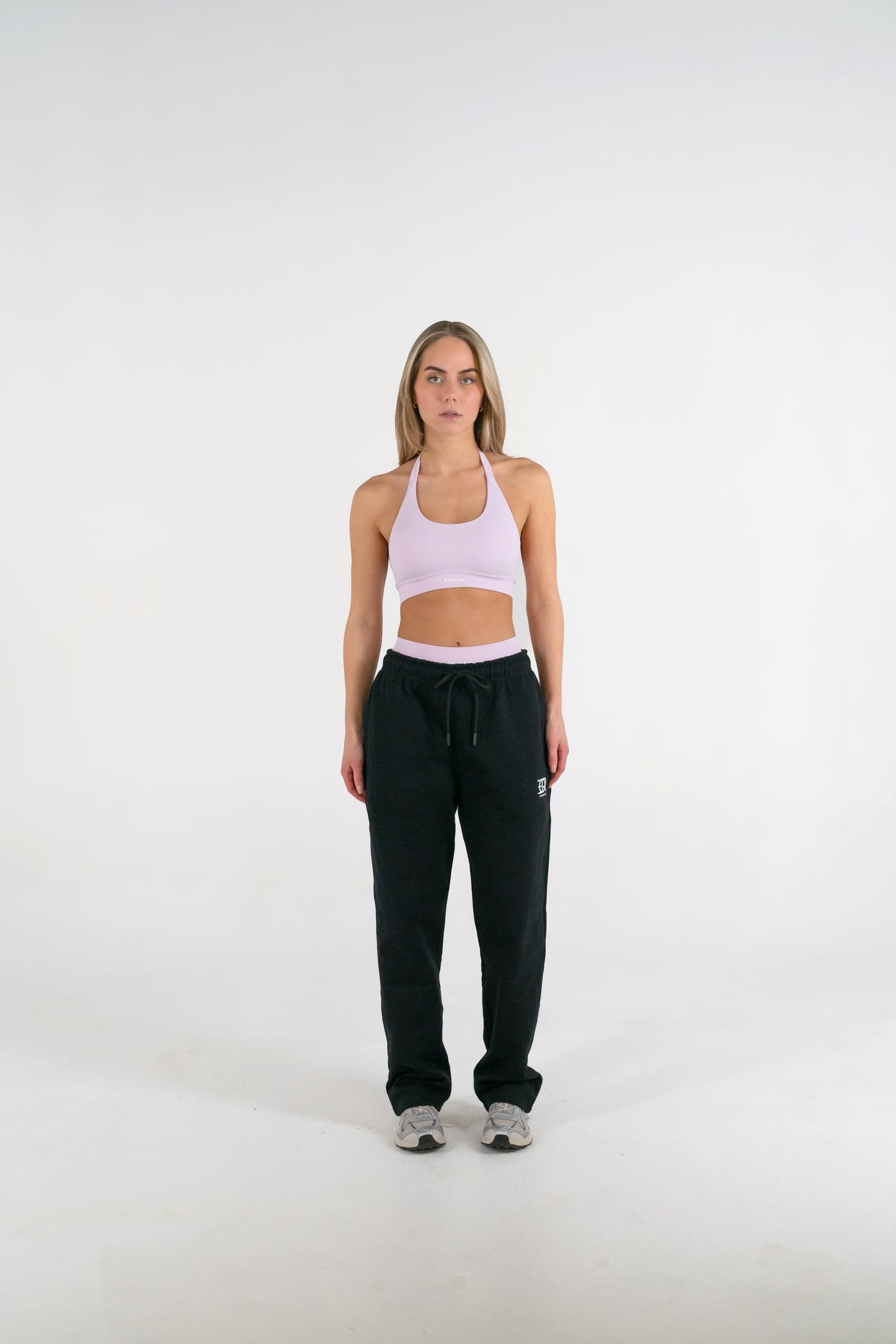 Forte Gymwear Dames Straight Leg Jogger Zwart