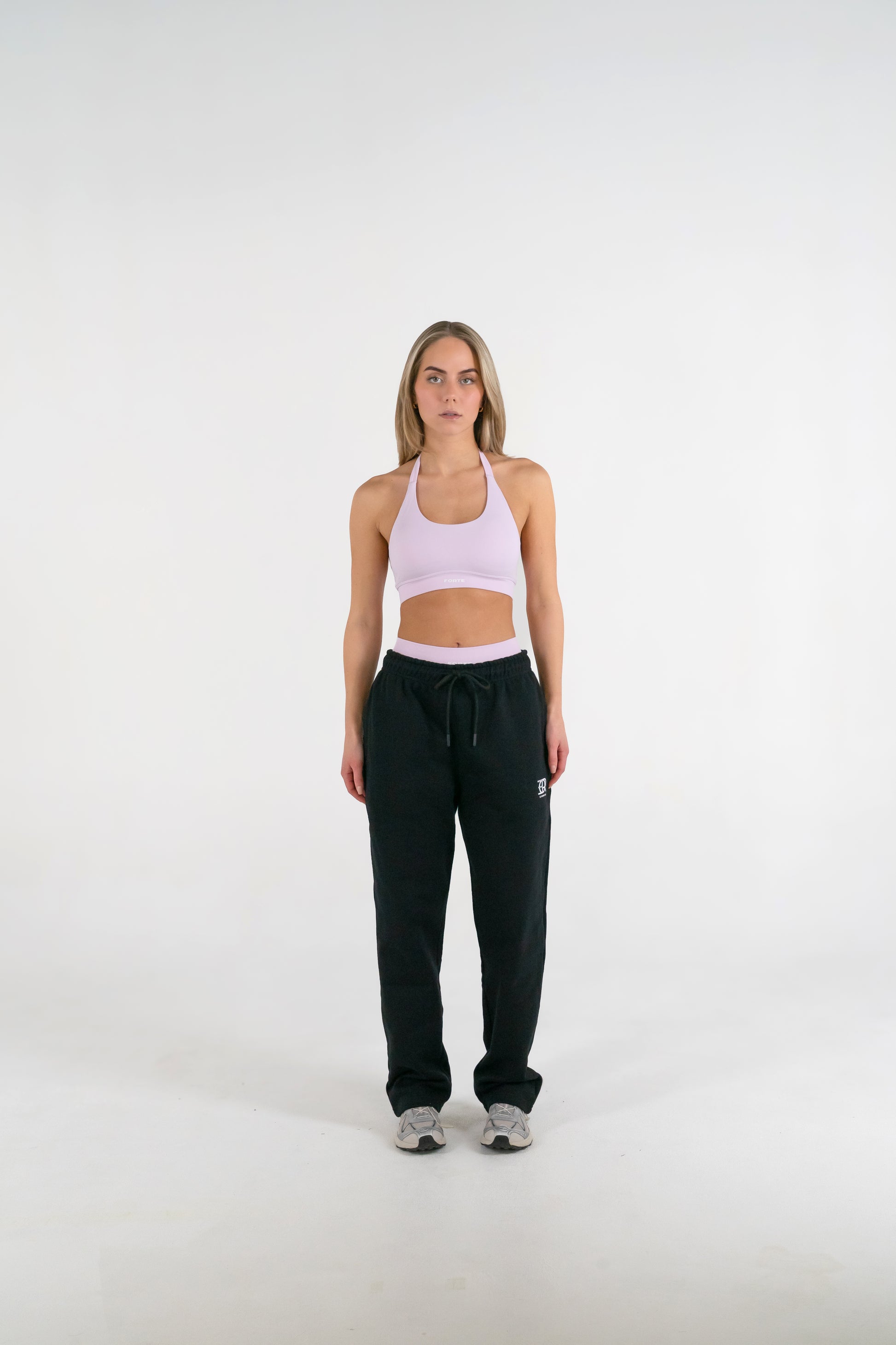 Forte Gymwear Dames Straight Leg Jogger Zwart