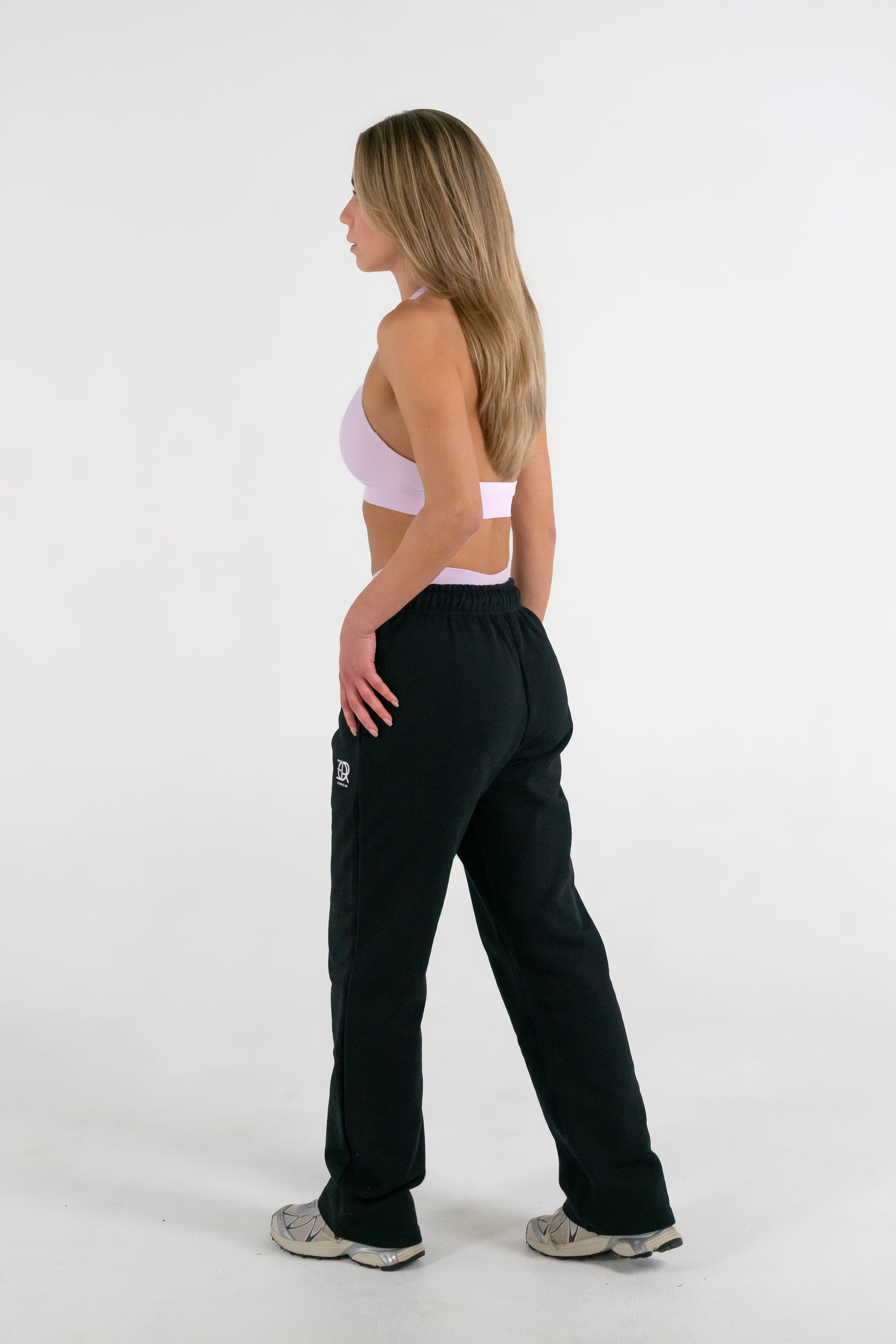 Forte Gymwear Dames Sportbroek Zwart - Detail