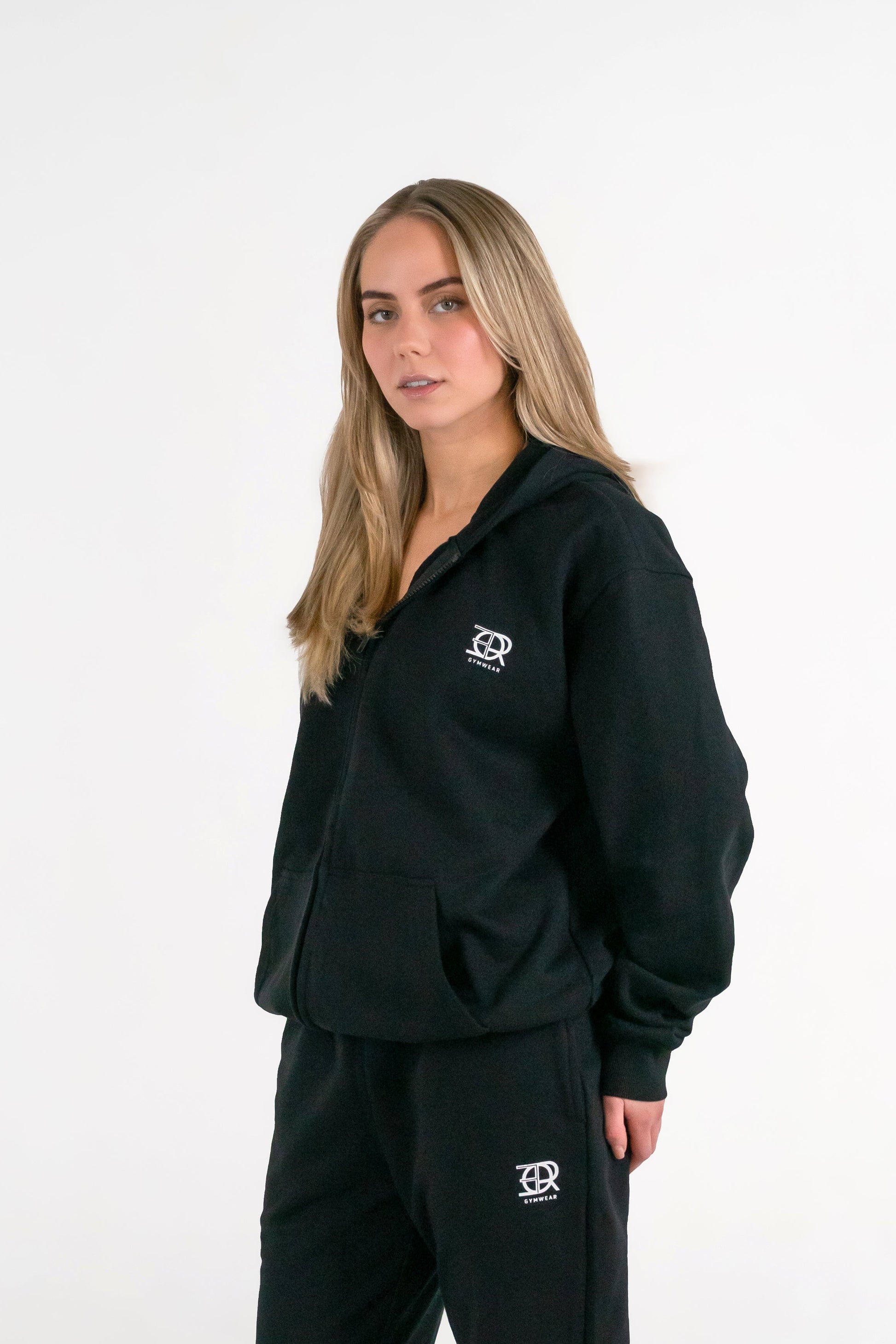 Forte Gymwear Dames Zip Hoodie Zwart - Gym