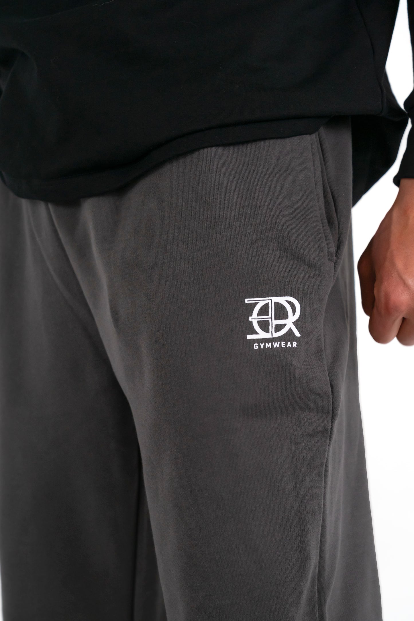 Forte Gymwear Heren Sportbroek Grijs - Detail