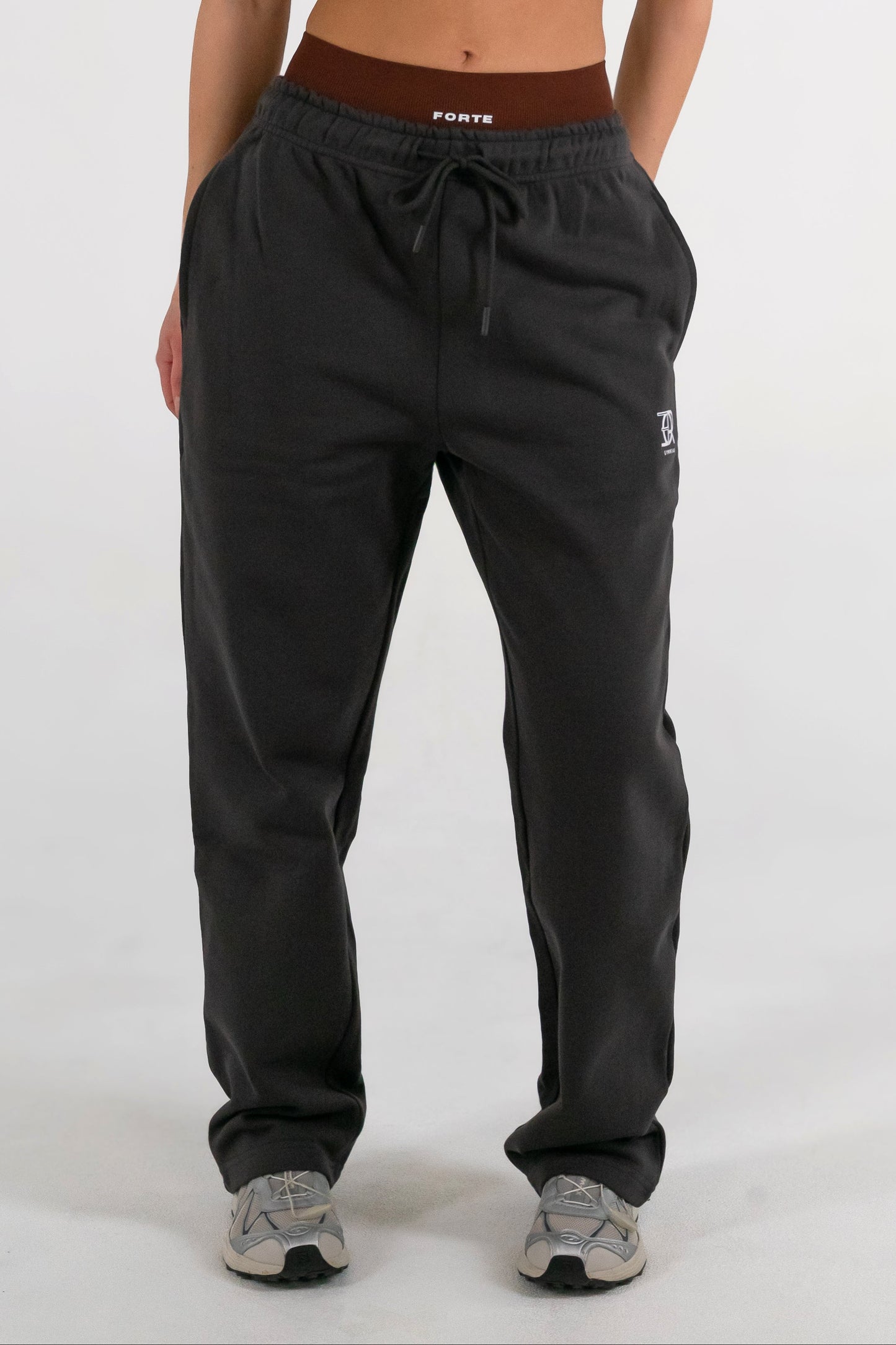 Forte Gymwear Prestige Jogger Dames Grijs - Voorkant
