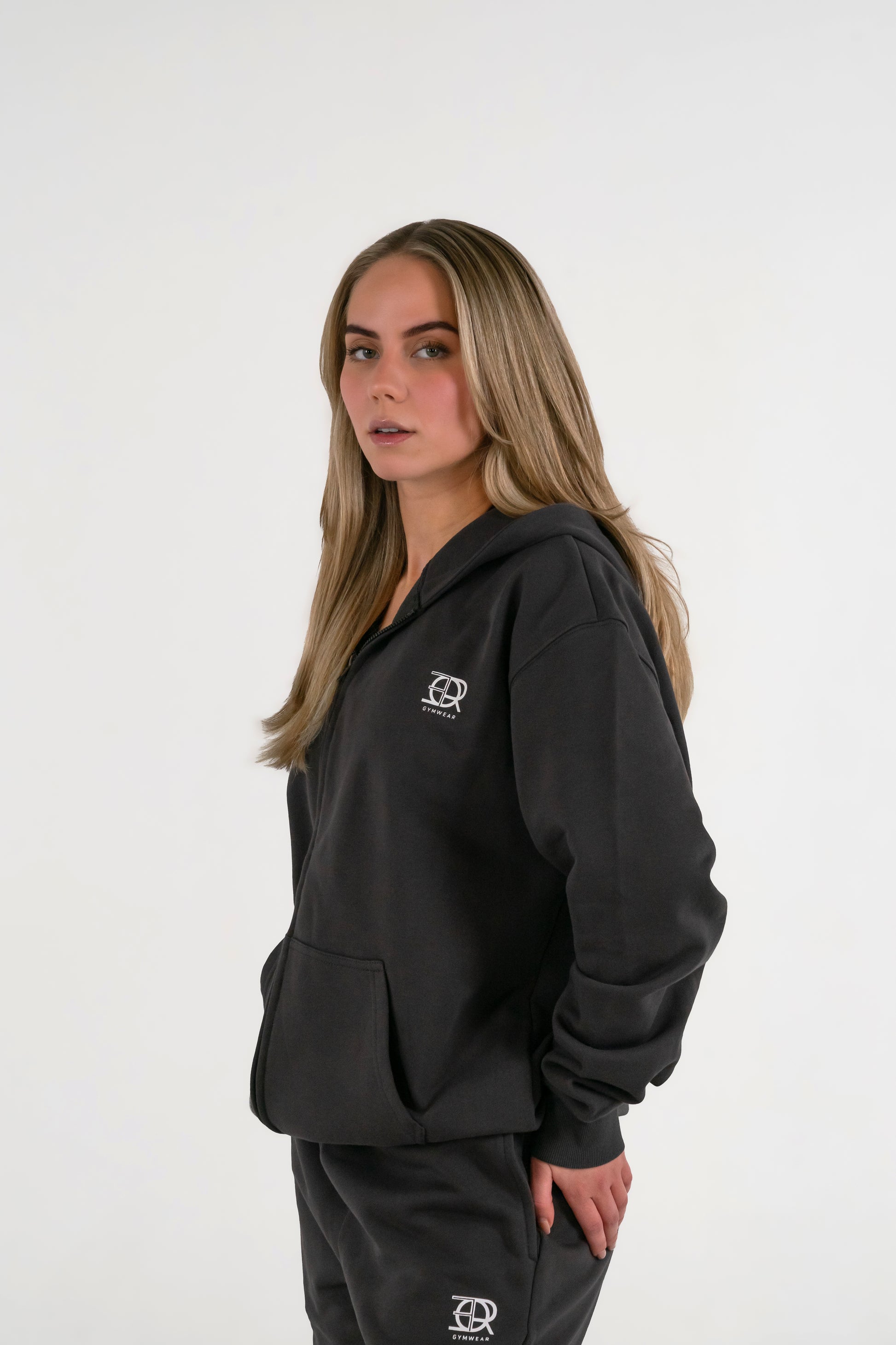 Forte Gymwear Dames Zip Hoodie Grijs - Gym