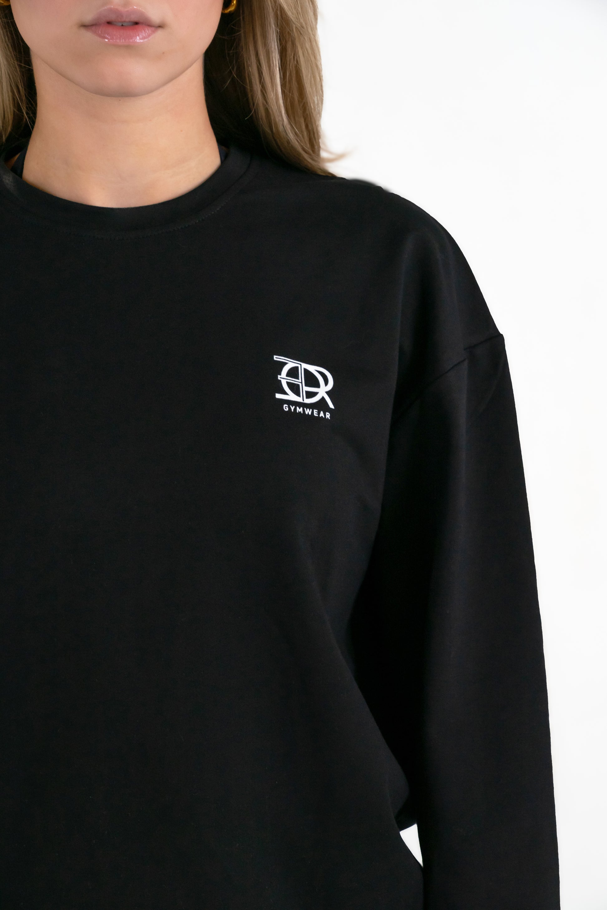 Forte Gymwear Dames Sportshirt Zwart - Detail