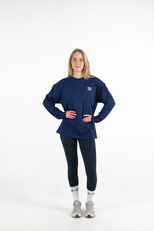 Forte Gymwear Prestige Longsleeve Dames Blauw - Voorkant